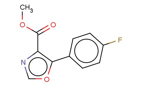 METHYL 5-(4-FLUOROPHENYL)OXAZOLE-4-CARBOXYLATE